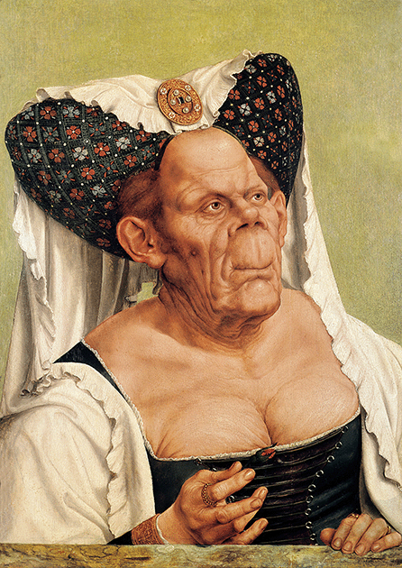 Quentin Matsys, An Old Woman (The Ugly Duchess), circa 1513. The National Gallery, London